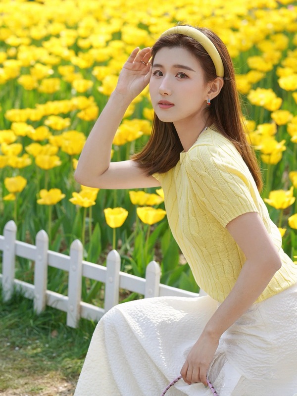 25 新しいラフウォーカーポニーロゴ刺繍ツイストケーブルセーターラウンドネック半袖 Tシャツ甘い女性トップ|undefined