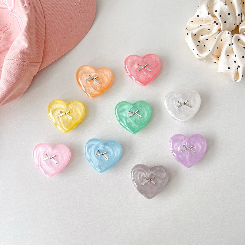 Bow Tie Stereo Heart Mobile Phone Airbag Holder Korean Ins Style Adhesive Retractable Lazy Portable Support Stand