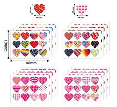 CM2111009 Cross-border Valentine's Day Stickers Gift Stickers Love Stickers Amazon Love Stickers