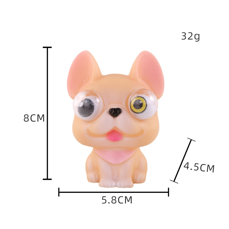 투명한 눈 개 살색