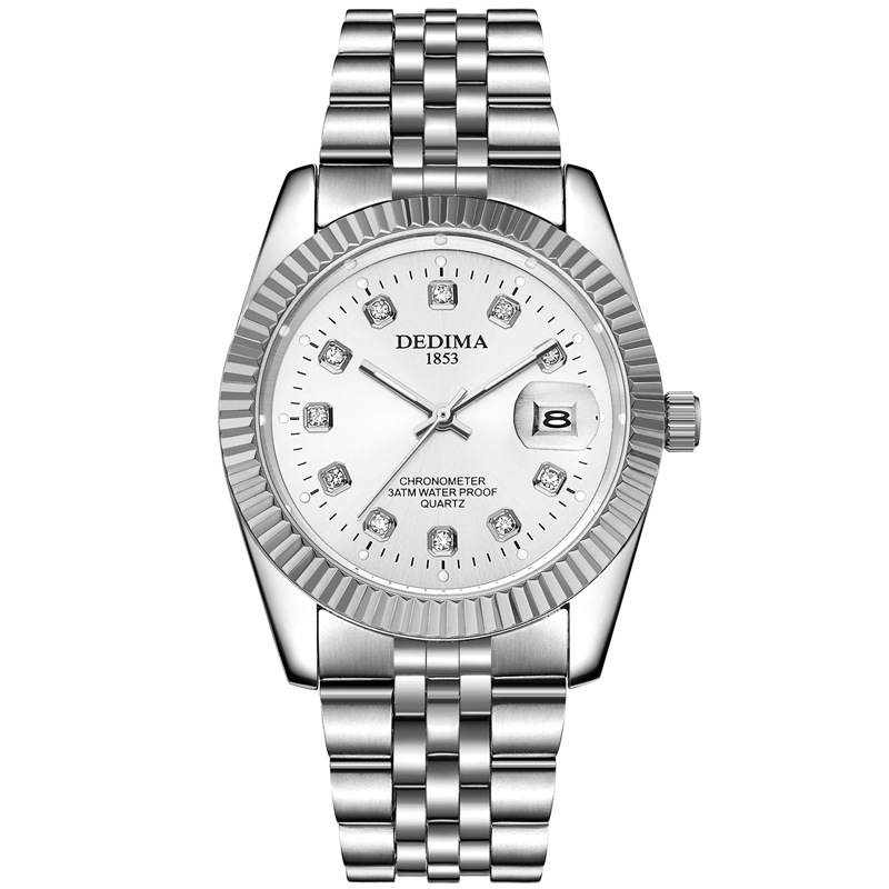 Silver with white flour