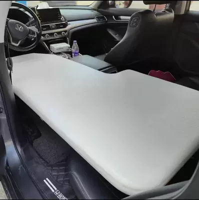 Car Brushed Car Mattress Vehicle-mounted inflatable bed - carhalf-mattress