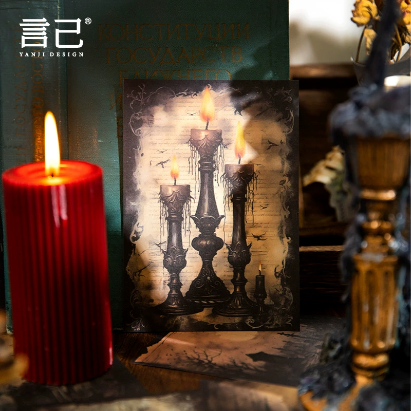 言己 Mysterious Attractive Series Material Paper Handbook Modern Simple DIY Handmade 5 Models