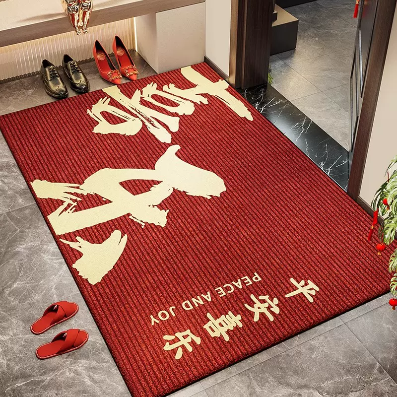 入户门地垫2024新款进门玄关地毯可裁剪门外防滑耐脏除尘脚垫子