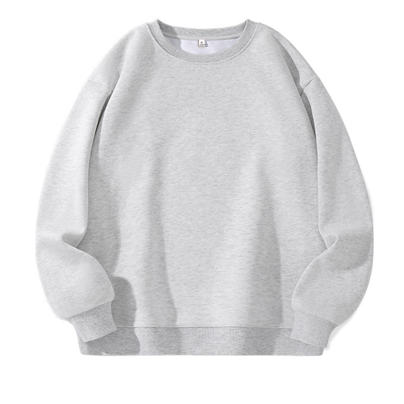 라이트그레이 [2607] 라운드넥 맨투맨 [얇은스타일 350g]