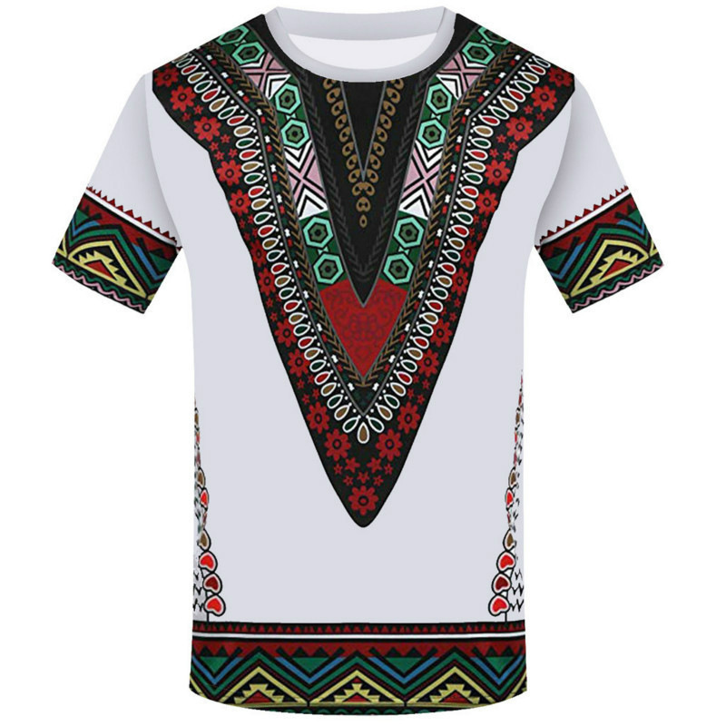 Summer fashionable ethnic sports T-shirt for men and women with hood