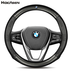 Bmwハンドルカバー本革新3系3205系gtx 5x3x1x4x62系7系炭素繊維ハンドルカバーに適用します。