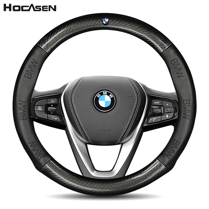 Bmwハンドルカバー本革新3系3205系gtx 5x3x1x4x62系7系炭素繊維ハンドルカバーに適用します。|undefined
