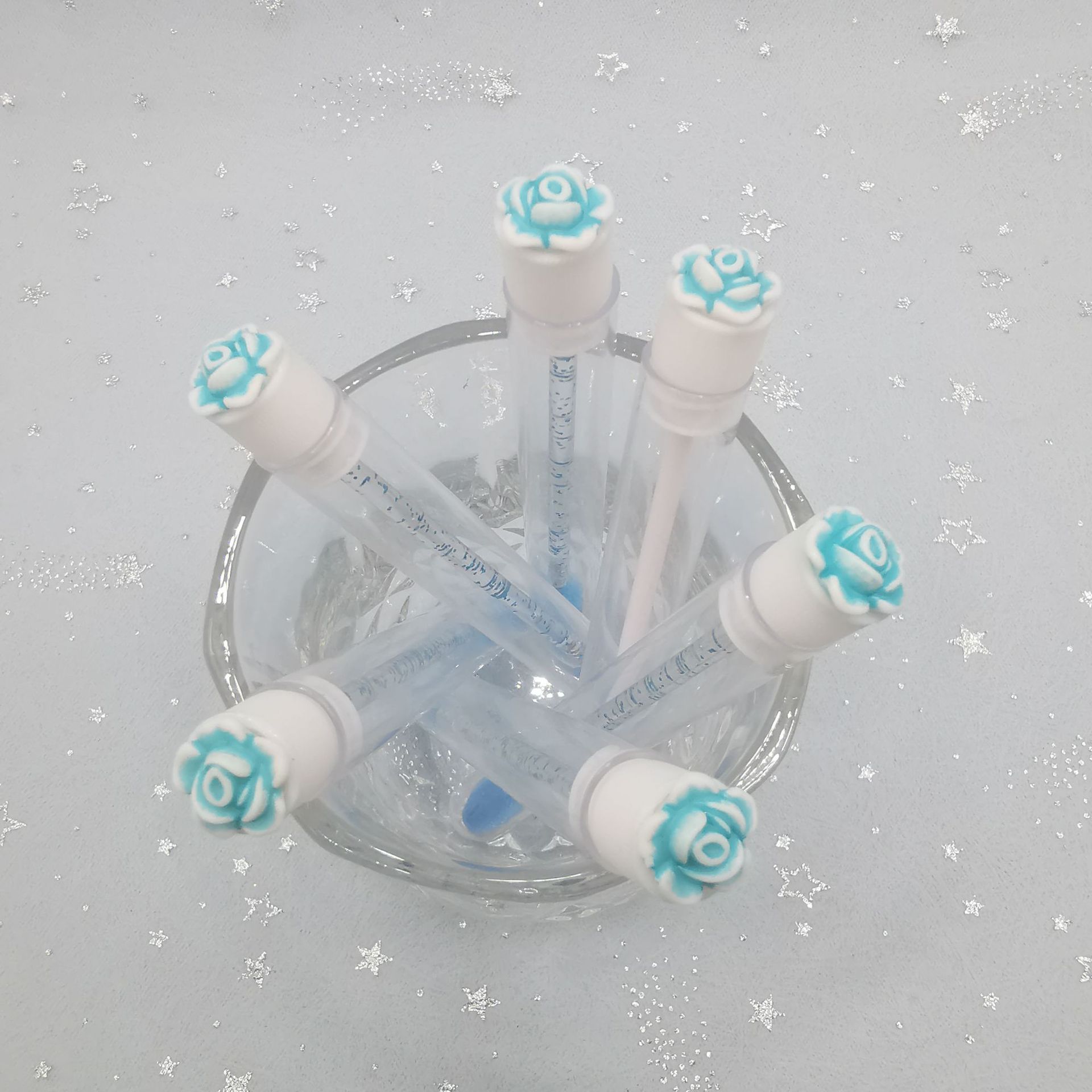 Acrylic Rose Tube Eyelash Brush Image 3