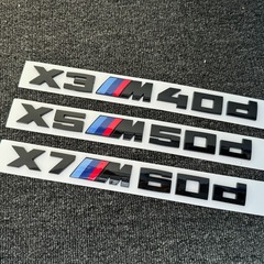 BMW M ラベル 3 シリーズ 5 シリーズ 7 シリーズ修正された m5M6 フェンダー M サイド車ラベル X3X4X5X6 車のステッカーテールラベルに適しています。