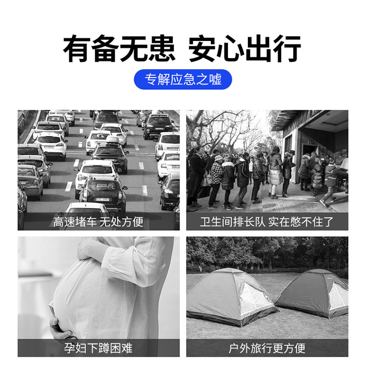 Emergency Urine Bag for Car, Disposable Urination Device, Unisex, Portable for Travel, Leak-Proof and Odor-Proof