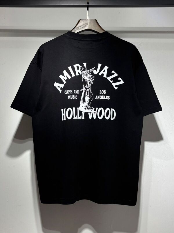 貿易クロスAm新文字クラシックプリント半袖男女同型カップルTシャツiri夏高iri製品タイプ|undefined