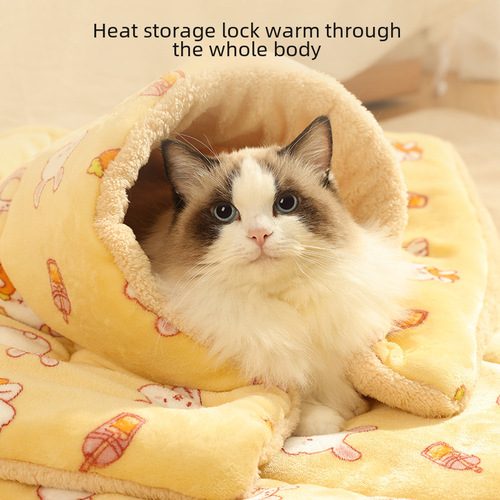 Pet blanket cat blanket dog quilt autumn and winter kennel blanket kennel sleeping mat cat mat cat mat winter