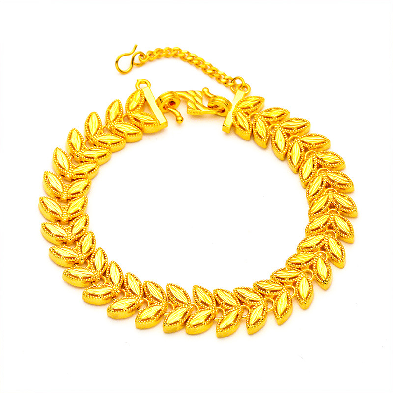 Unisex Sieraden Mode S Gesp Armband Armband Blad Tarwe Oor Armband_voghion.com