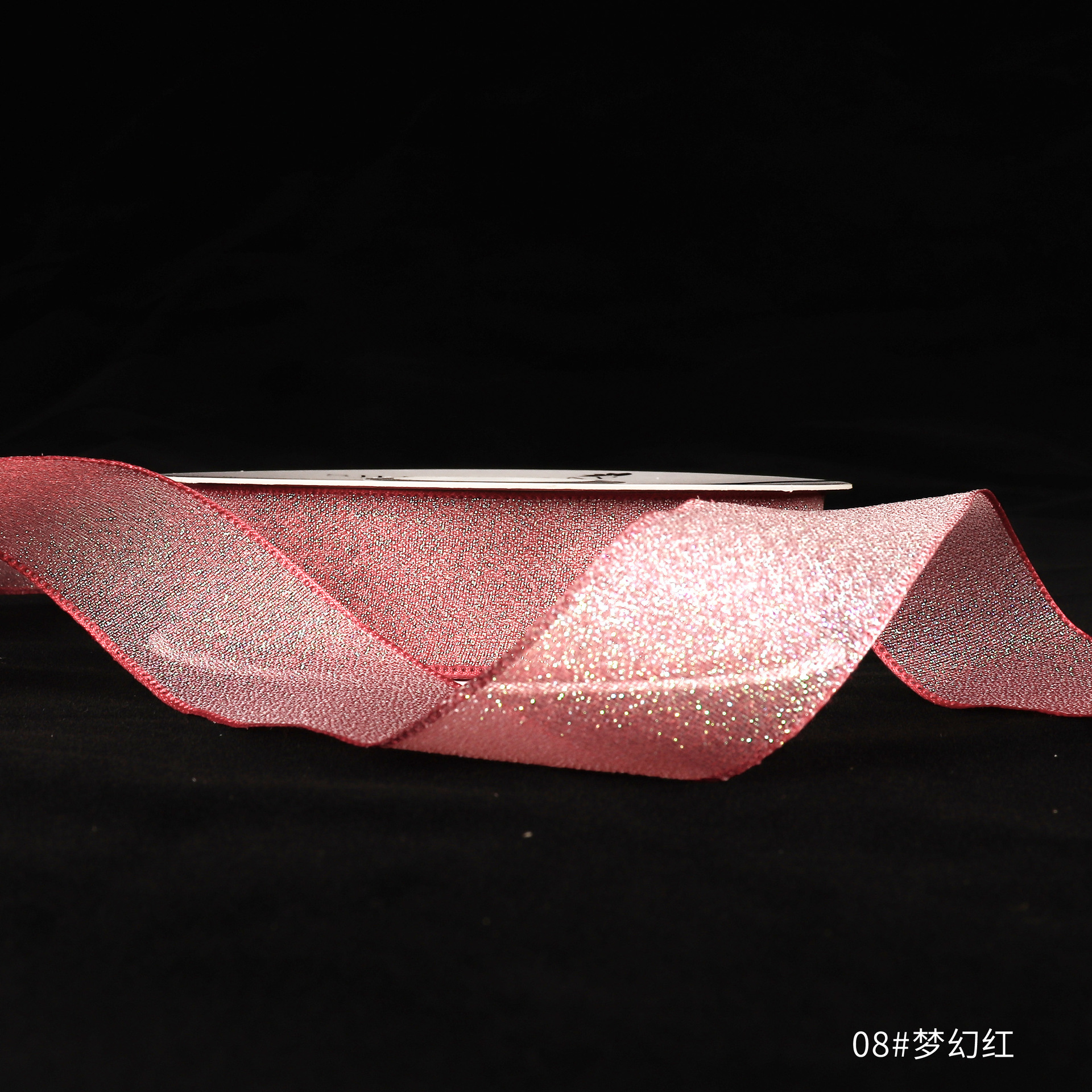 Fábrica de fiestas de flores al por mayor nuevo polvo brillante envasado de flores cintas de colores regalo de paquete de flores cintas de colores brillantes cintas