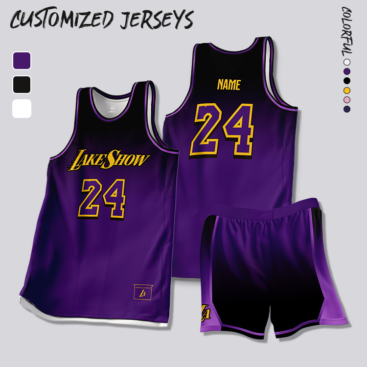 Basketball Uniform Custom Suit Men's Classy Digital Printed Jersey Custom Women's Sports Game Training Team Uniform Quick-Drying and Breathable