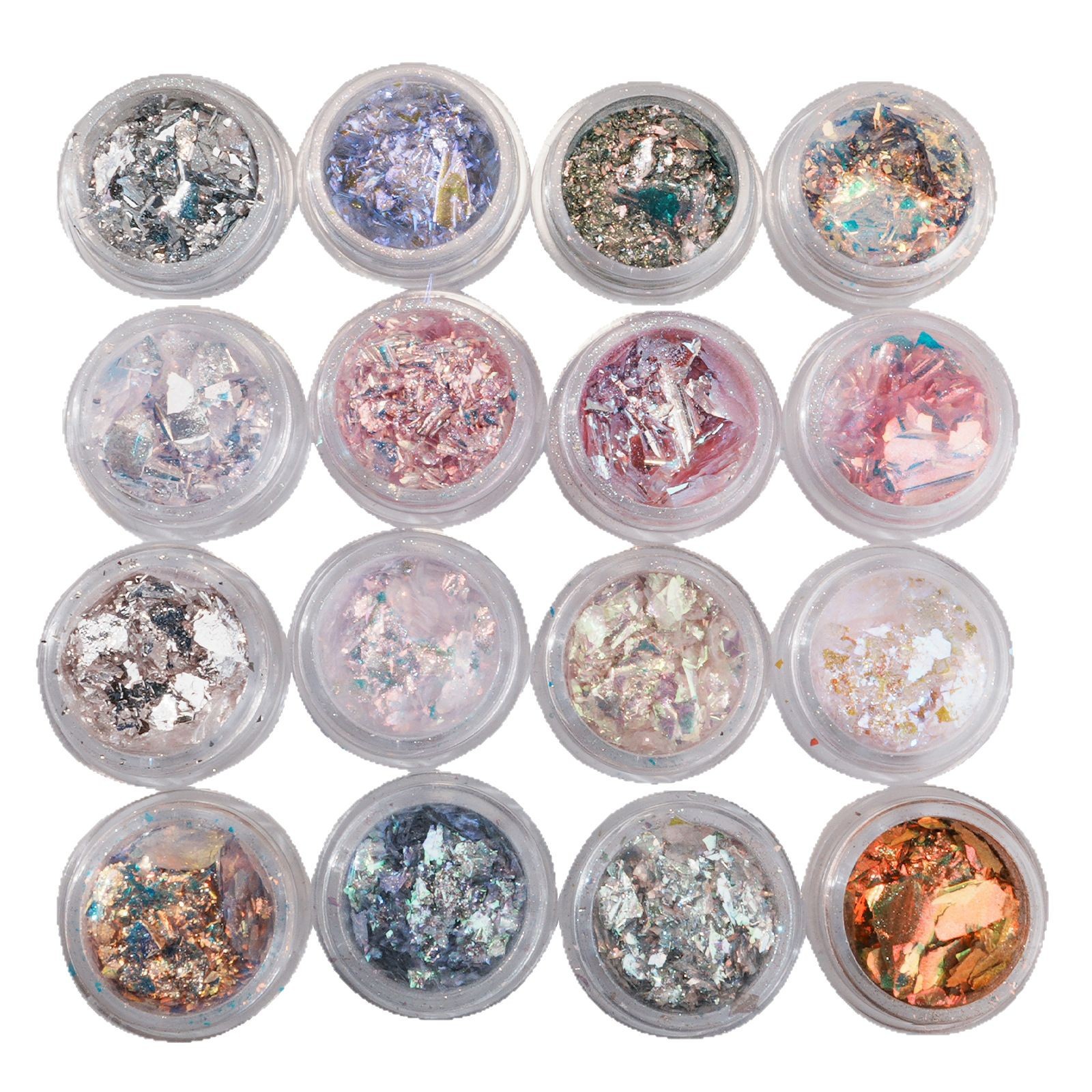 Aurora brillante polvo opal manicure japonés en línea super delgado polvo de brocado de nube fantástico color gran sequilla decoración al por mayor