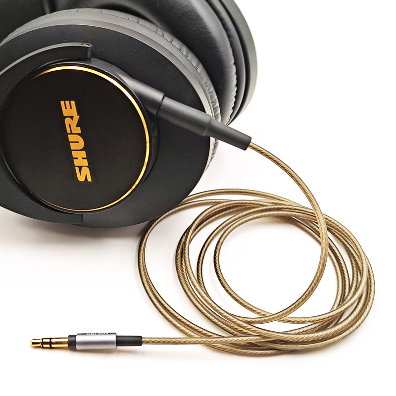 Earmax is suitable for shure SRH840A SRH440A silver plated wire earphone wire upgrade wire Earmax is suitable for shure SRH840A SRH440A silver plated wire earphone wire upgrade wire