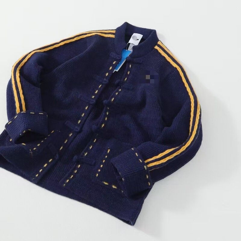 High-End Version Ad Li Xian Style New Chinese-Style Tang Suit Knitwear Sports Long-Sleeve Jacket Unisex High-End Version Ad Li Xian Style New Chinese-Style Tang Suit Knitwear Sports Long-Sleeve Jacket Unisex