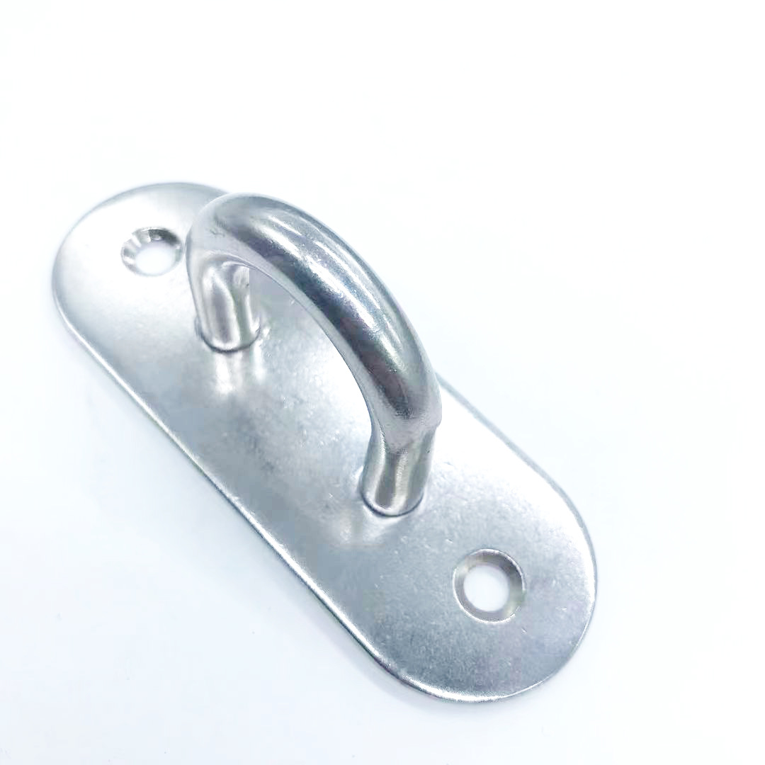 不锈钢椭圆形门扣 悬挂盘固定扣 不锈钢304 316眼板