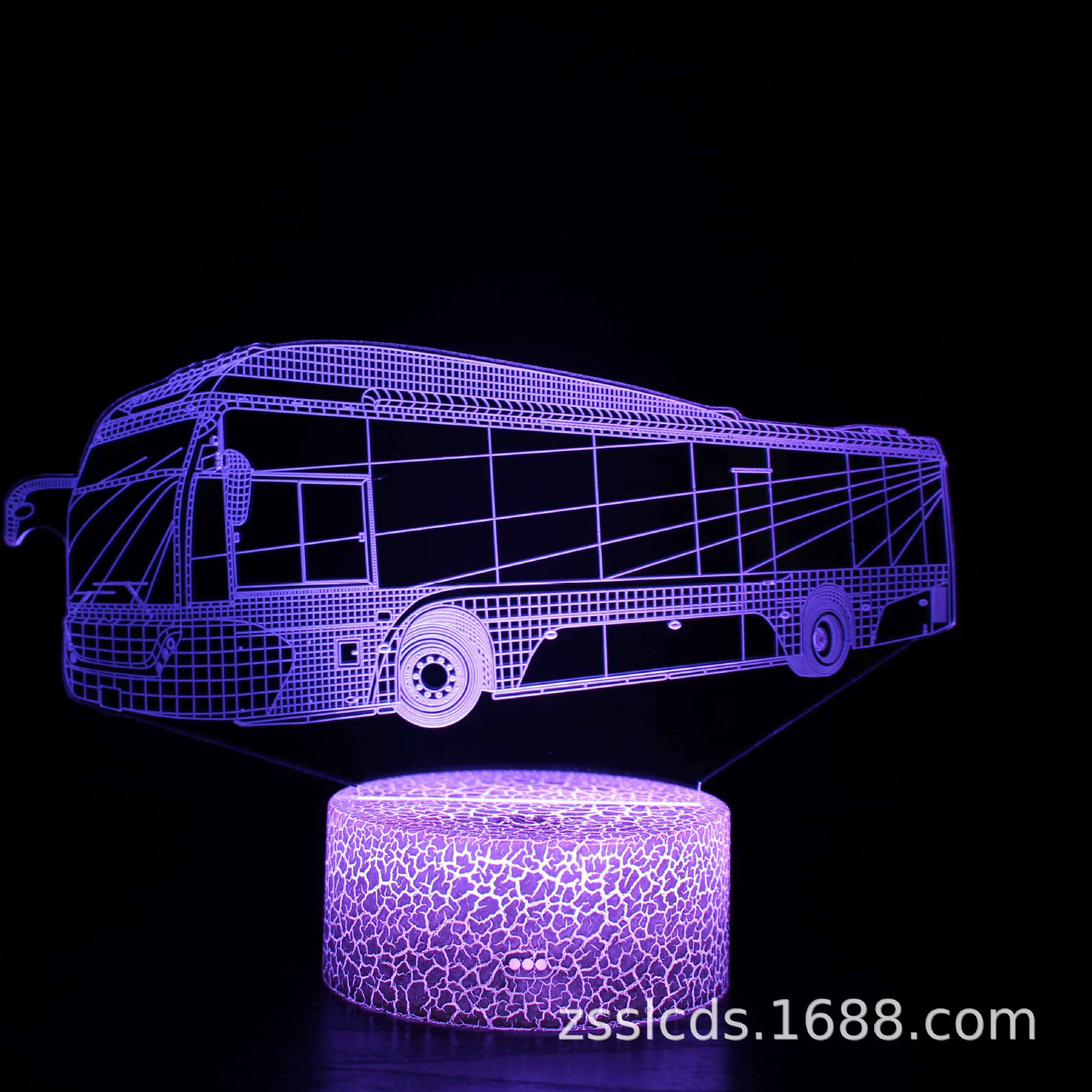 Цветной светильник ночной свет, настольная LED лампа, без упоминания площадки, 3D, пульт дистанционного управления, подарок на день рождения