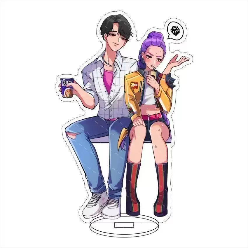 Периферийная брендовая декорация для настольного украшения K-Pop Demon Hunters из акрила