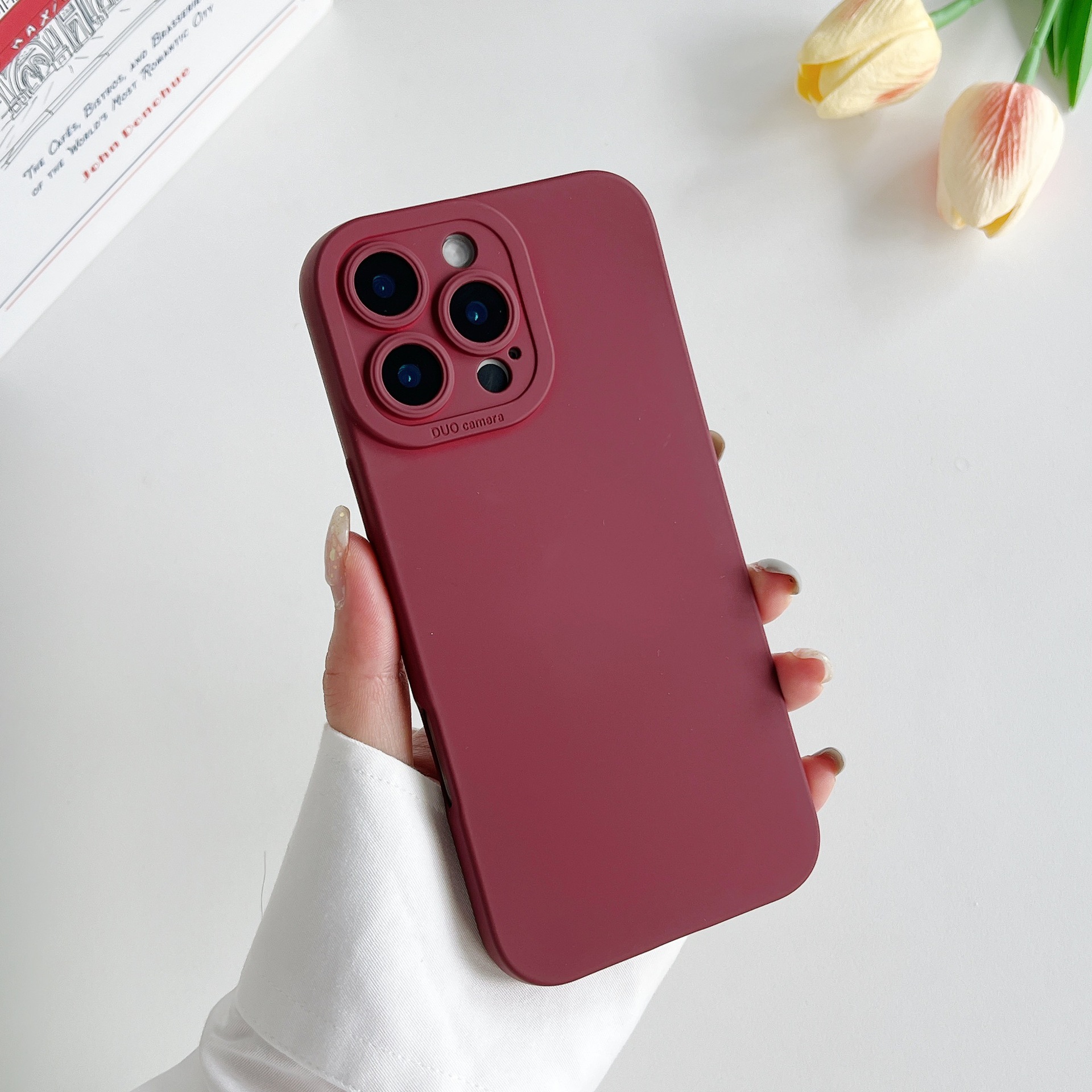 55g Weight iPhone Applicable Brands Phone Cases Classification tpu Material Solid Color Pattern Simple Style Style Tpu Solid Color Simple Style Phone Cases Phone Accessories 12