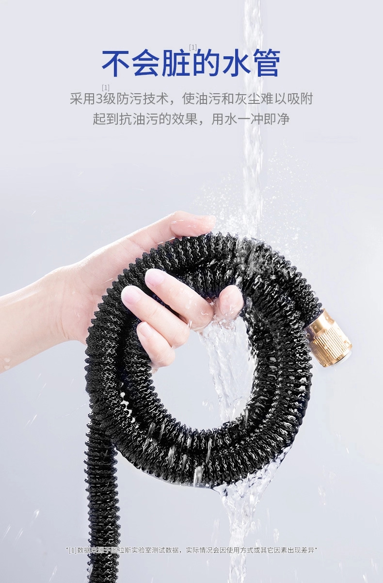 Suitable for car wash water guns, high-pressure household cleaning, 2026 new model nozzle, retractable hose, new type of high-pressure hose