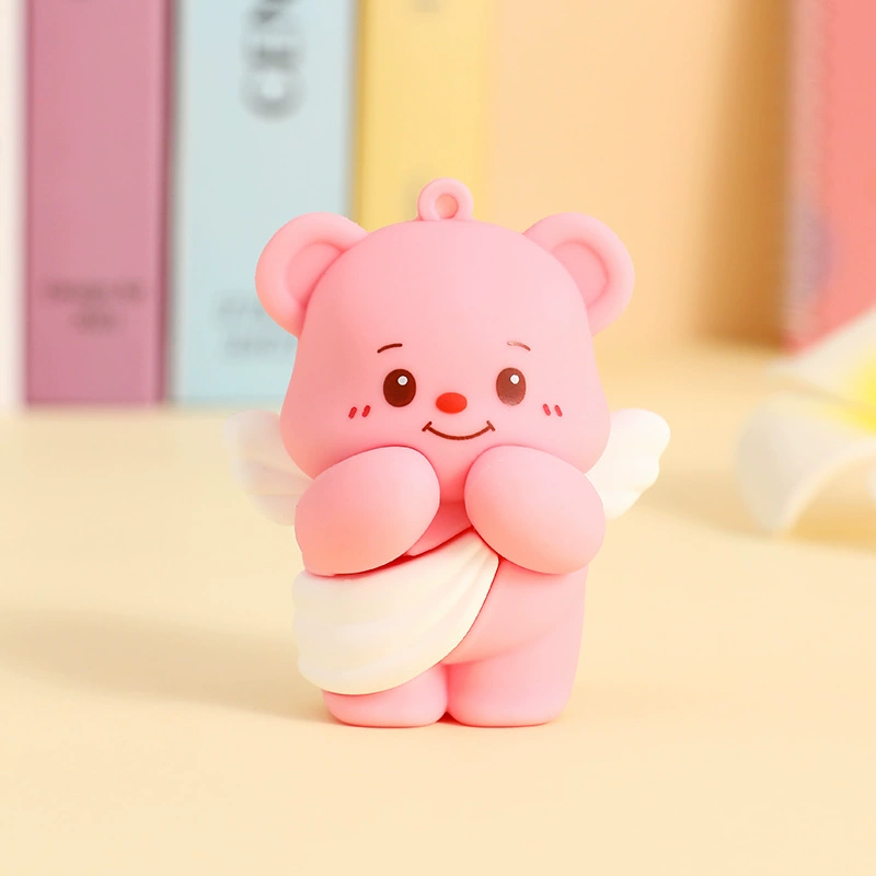 Настоящая Cartoon-ойл? (непонятно) Genuine cartoon oil, keychain, creative doll, cute pendant, with little bears, Birthday gift, wholesale