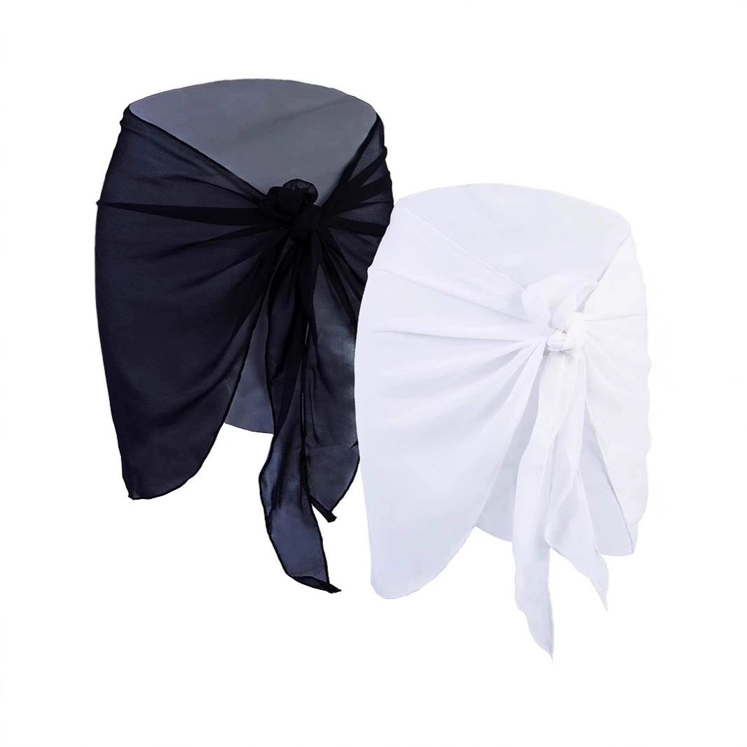 Летняя внешняя торговля дамы короткая саронг пляжная шифоновая юбка-блузка амазонка наружная блузка купальник спот