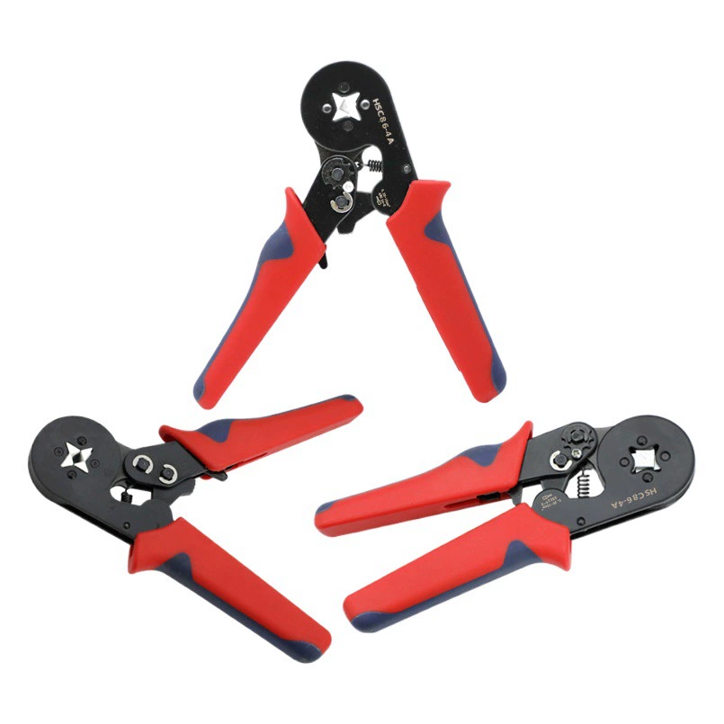 Клещи для обжима HSC8 6-4A саморегулирующиеся Клещи для обжима трубчатого типа игольчатые клеммы холодного прессования 0,25-10 мм четырехугольник