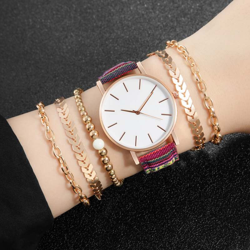 New Creative Daily Accessories Watch Color Strap National Bohemian Style Portable Accessories_voghion.com
