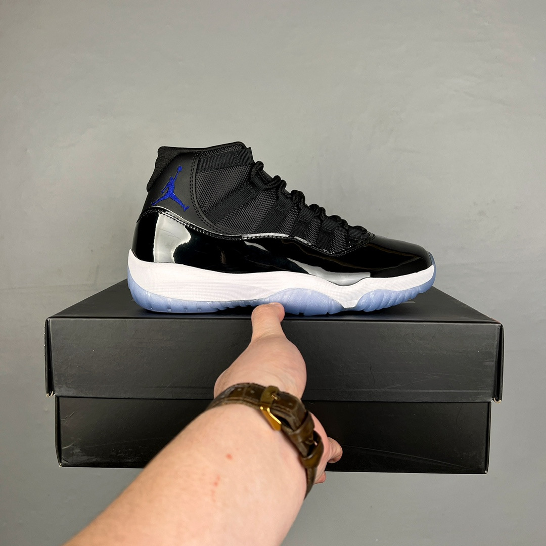 Pure Original High-Top Men's Shoes Aj11 Real Carbon Casual Sports Shoes for Men and Women, Leather and Fabric Combined, Foreign Trade First Choice for Men