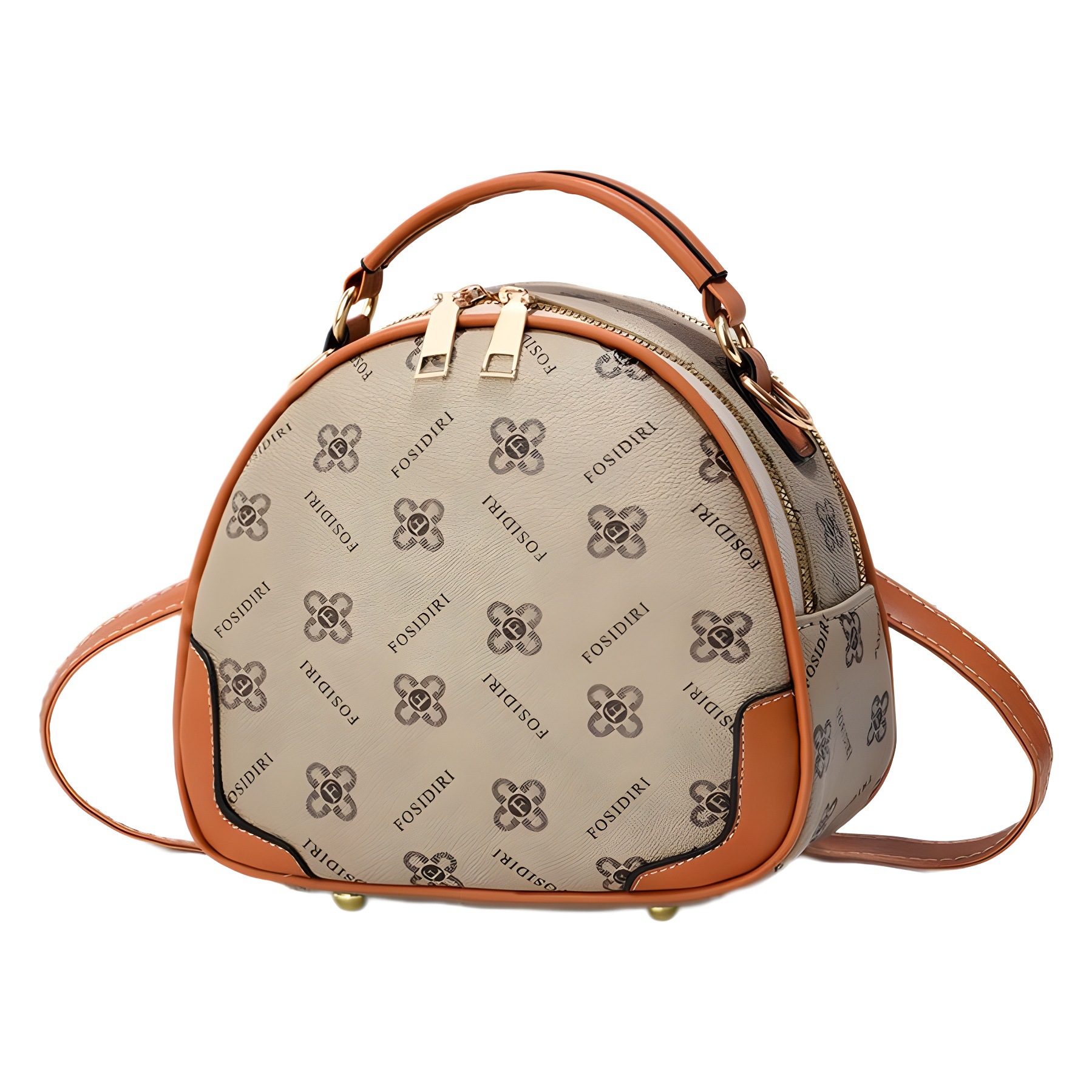 Bolso de mujer nuevo simple bolso de hombro impresión de color contraste bolso bolso de mano bolso de mochila