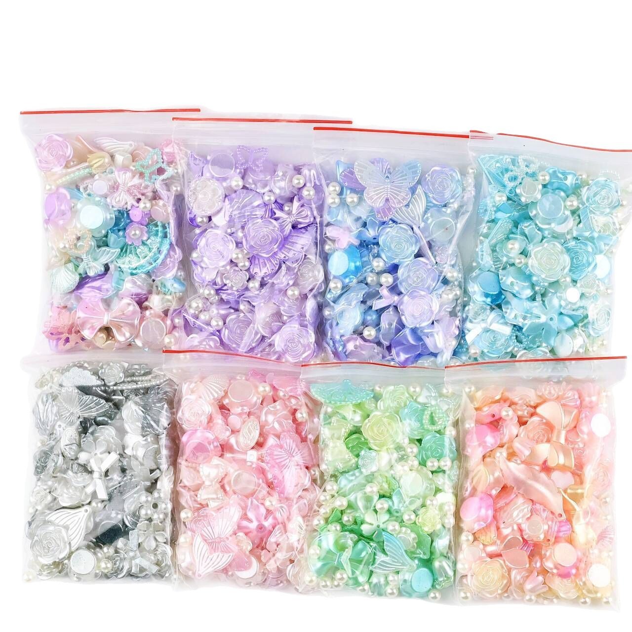 컬러 바로크 혼합 나비 장미 꽃 수제 꽃 DIY 전화 케이스 헤드웨어 헤어핀 액세서리 소재
