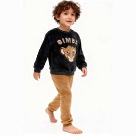 Kids pajama sets欧美库存出口秋冬儿童法兰绒睡衣豹纹长裤两件套