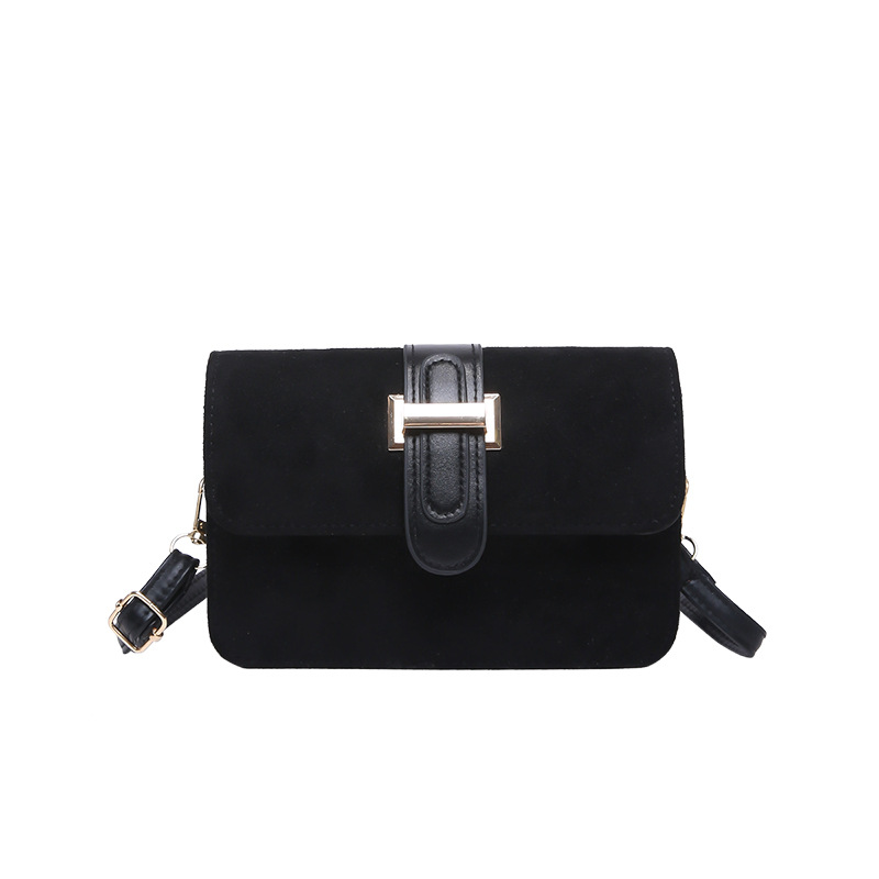 Mochila de tela de moda retro de gamuz, 2024, otoño y invierno, nuevo mochila de brazo, simple bolso cuadrado de aire extranjero.