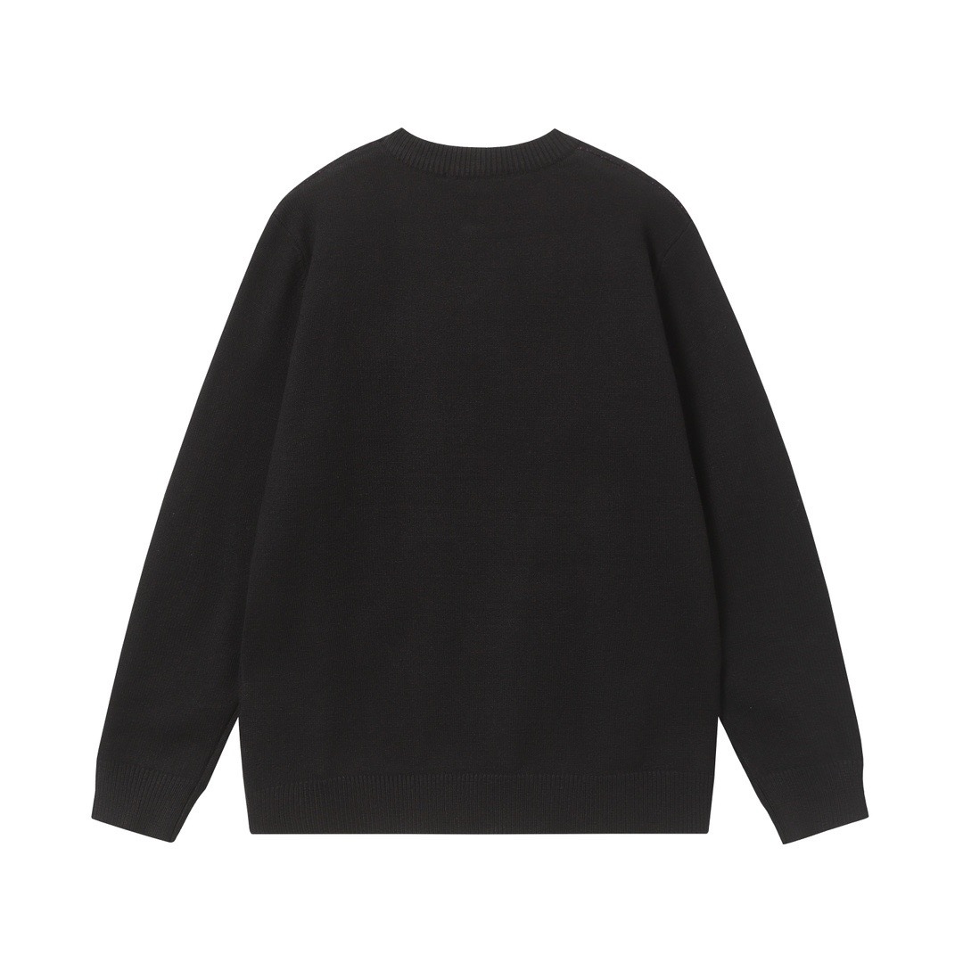 천장 독 홈 버전 당나귀 홈 새로운 스키 시리즈 INTARSIA CREWNECK 로고 남성과 여성의 니트 베이스 스웨터