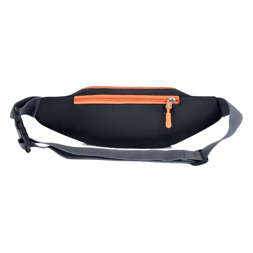 Printed LOGO waist bag casual chest bag Sports mobile phone change travel cycling running fitness storage pouch