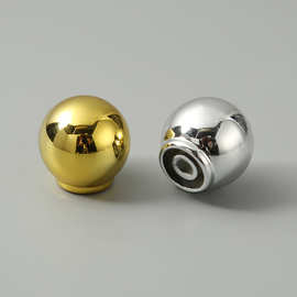 金色塑料圆球拉手简约橱柜衣柜柜门把手黑色抽屉家具柜门小圆拉手