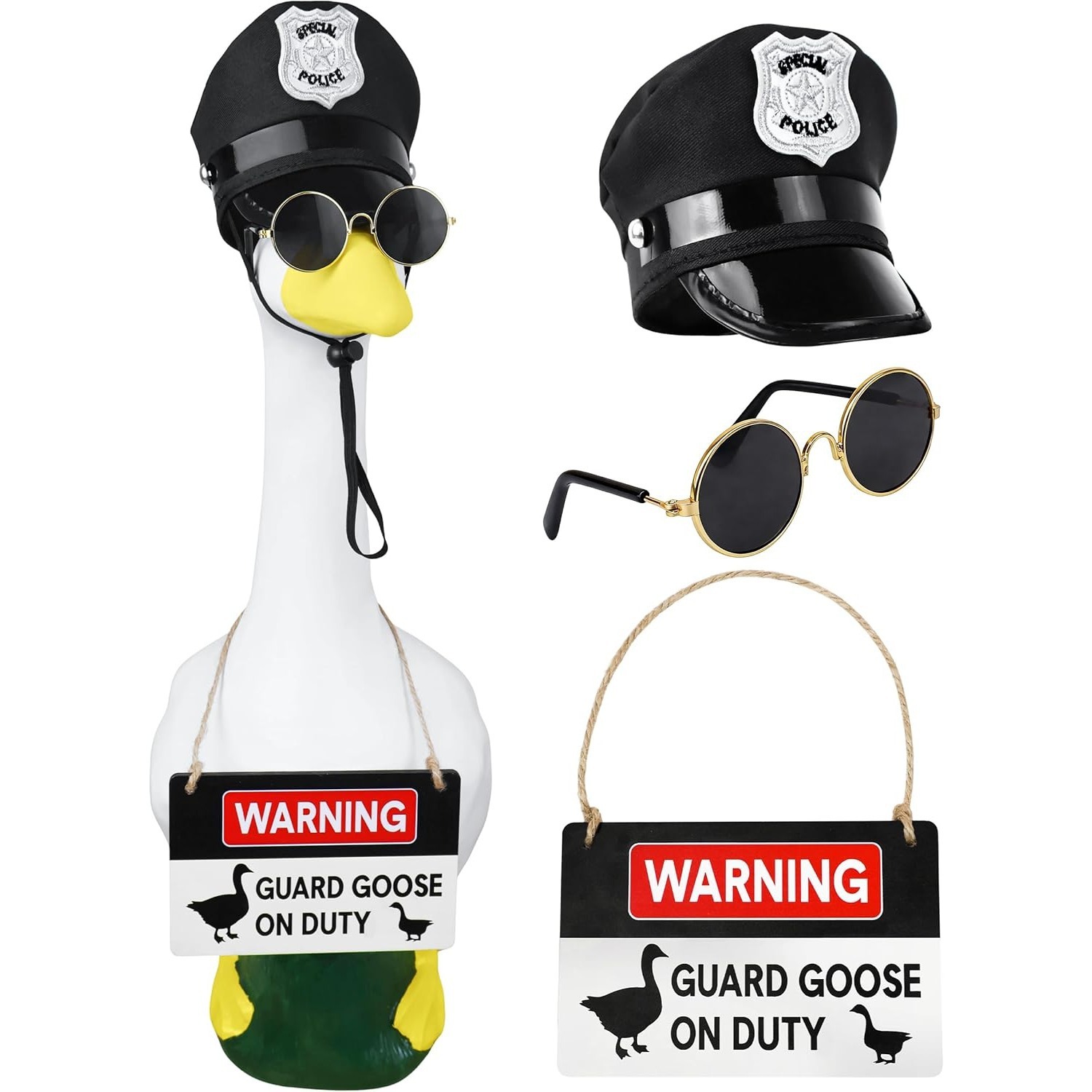 23-Inch Deluxe All-Weather Lawn Goose Costume & Hat Ensemble
