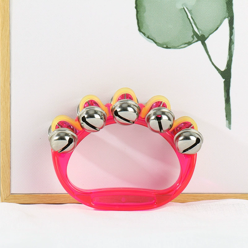 Оптовые прозрачные колокольчики изделия прозрачная цепочка колокольчики Орфовая детские ударные прозрачные браслеты ручной звон детский