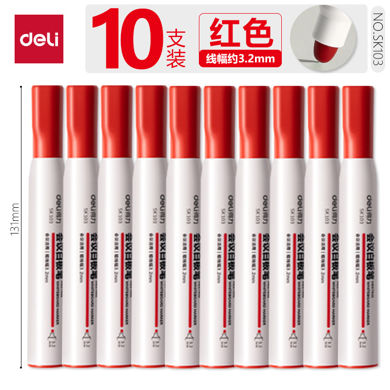 Delit Oil-based Whiteboard lápiz de secado rápido impermeable de gran capacidad sin decoloración lápiz de marca de cabeza gruesa lápiz de cabeza grande tinta de aceite