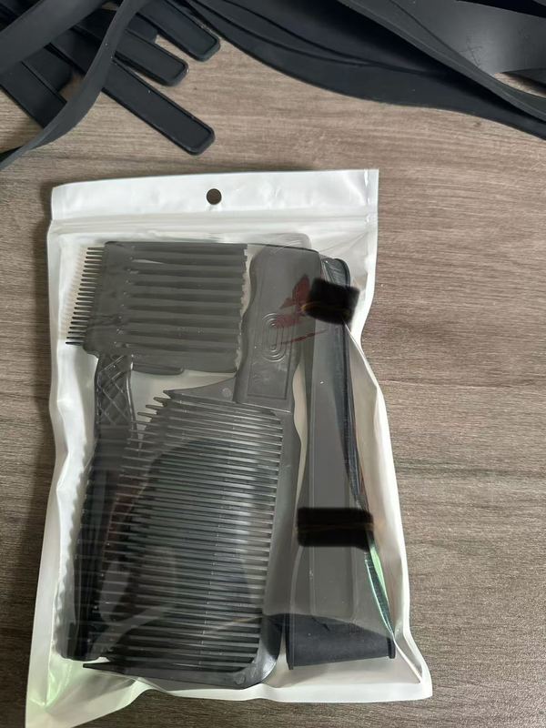 クロスボーダーメンズフラットヘッドバリカンコームヘアカットツールフラットヘッドバリカンコームポジショニングスタイリングヘアカットヘアコーム|undefined