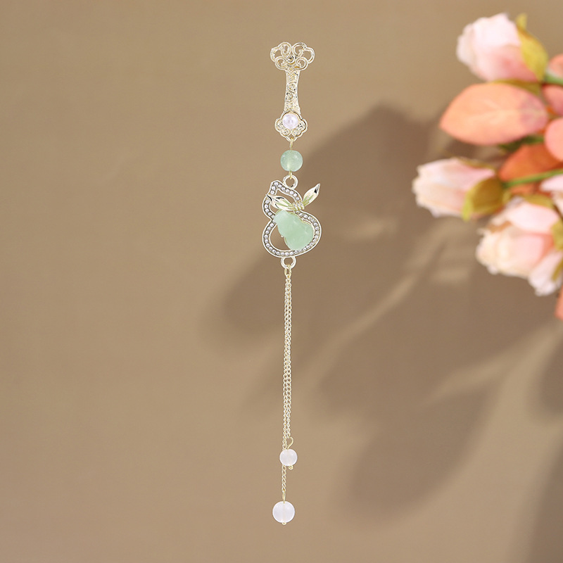 Antigüedades Cheongsam, tendencia nacional, temperamento, temperamento, colgante, broche, ropa de té Hanfu, borlas, retro, maquillaje chino, accesorios para mujeres