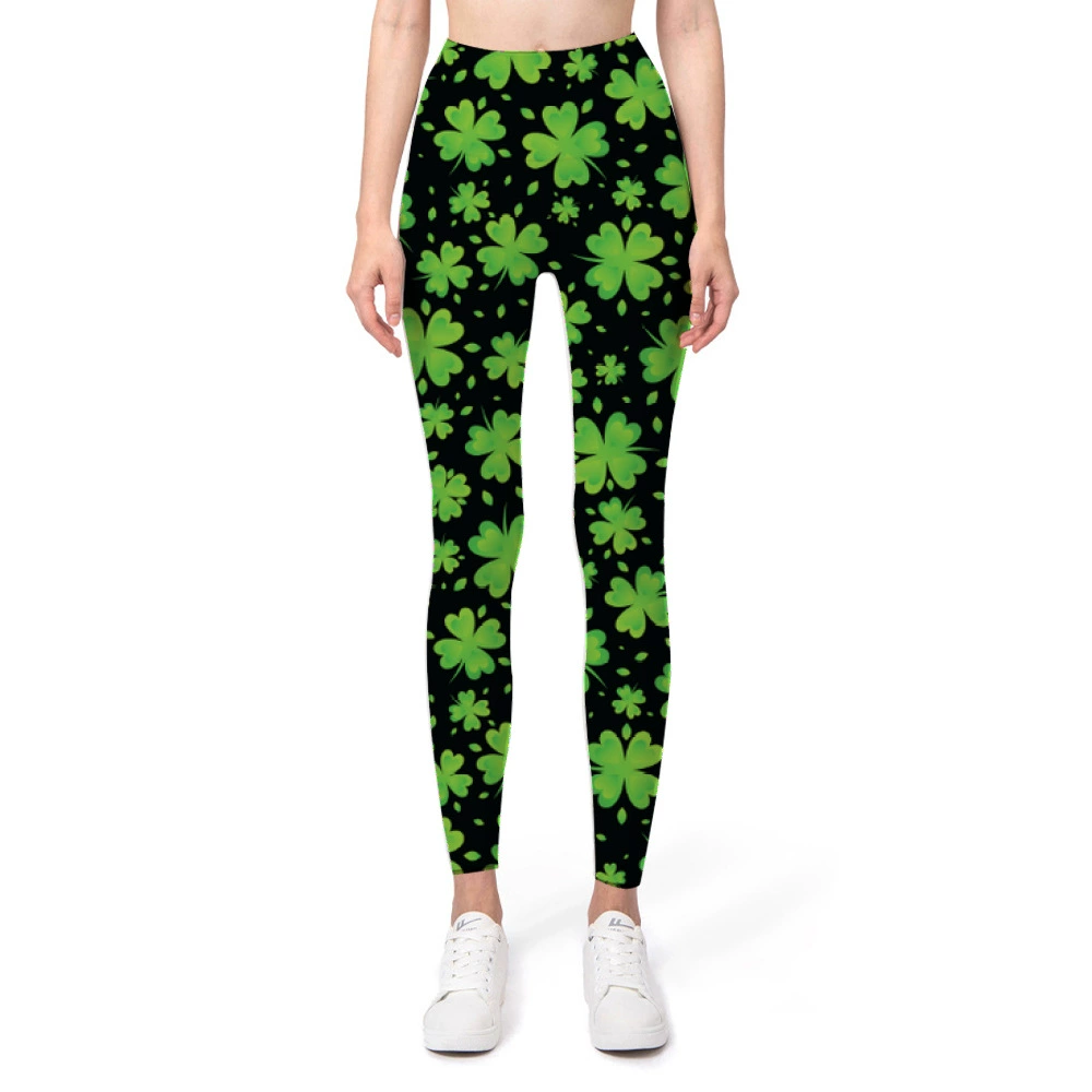 Йога-одежда, корректирующие лосины, (торговля через границу), 3D, slim fit, обтягивает