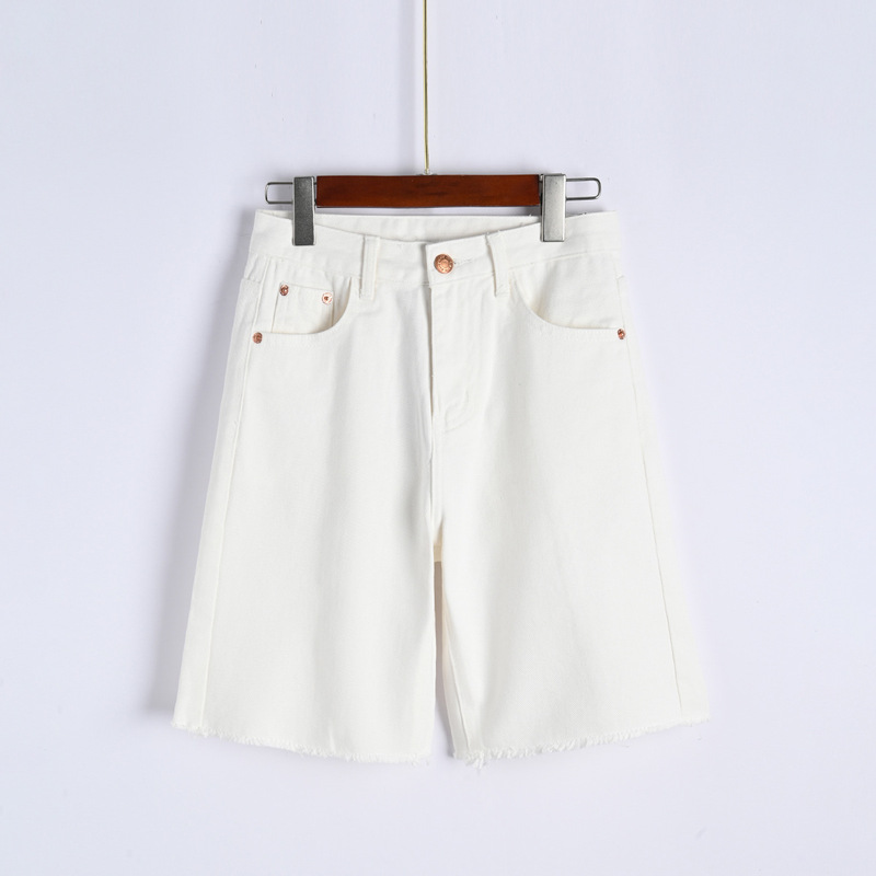 Big Sale Price! New Summer Denim Pants! Casual White Denim Shorts for Small People 723