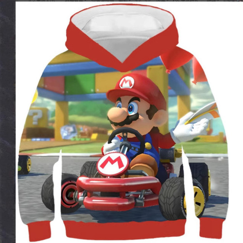  foreign trade children's sweatshirt with 3D digital printing, cartoon pattern children's sweatshirt