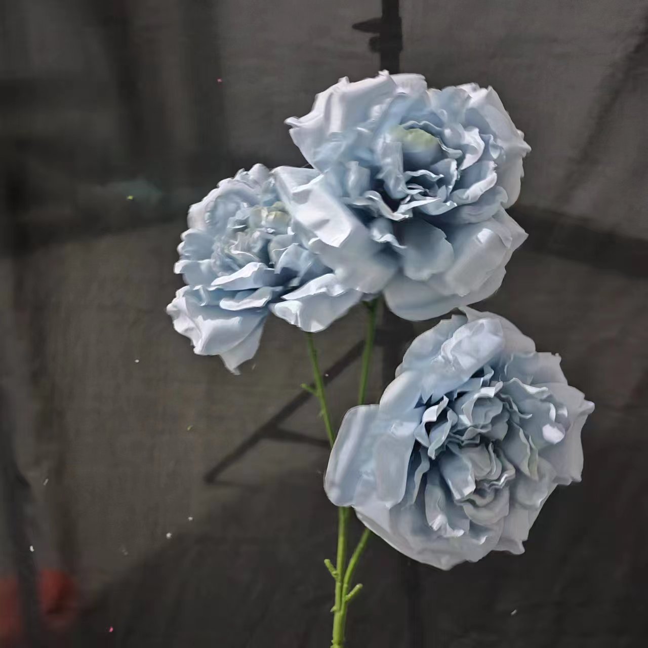 파란색