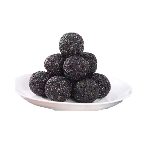 New Arrival Black Sesame Balls 250g Independent Packaging Pure Black Sesame Balls, Wedding Celebration Lucky Candy Sesame Snacks
